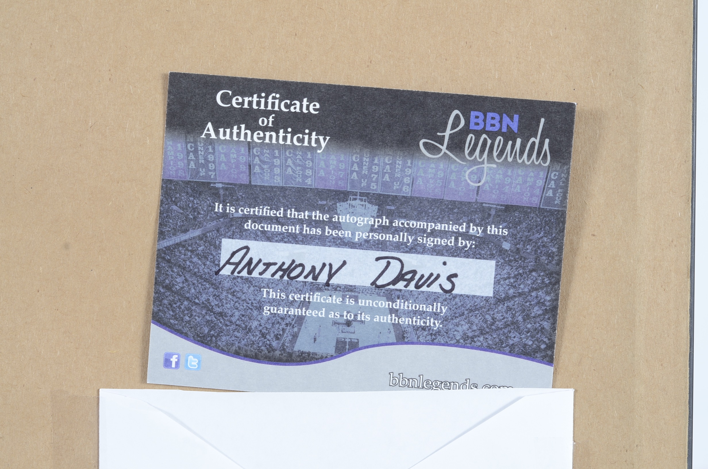 Anthony Davis Autographed "Wingspan" Poster