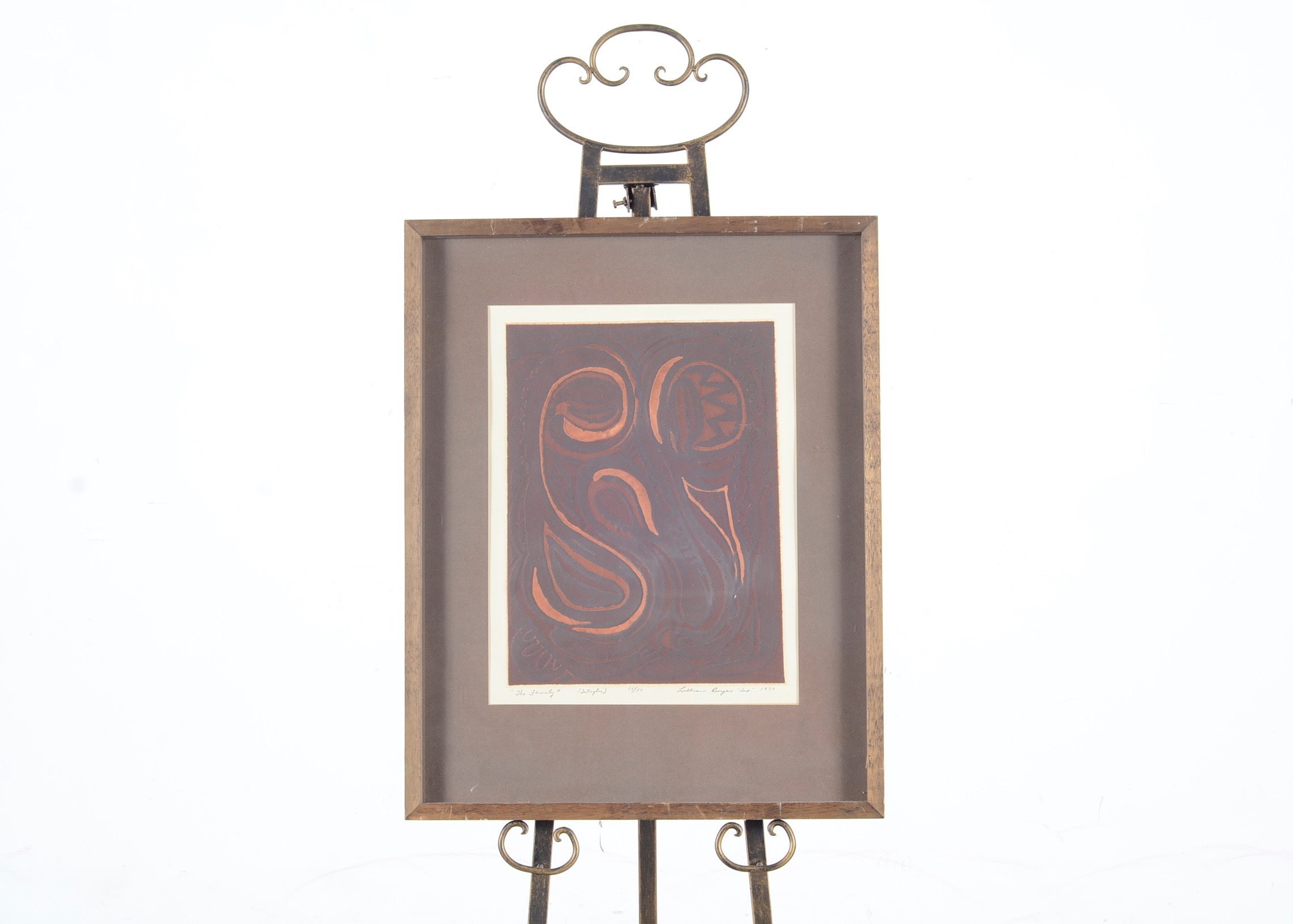 "The Family" Signed Print by Lillian Boyer