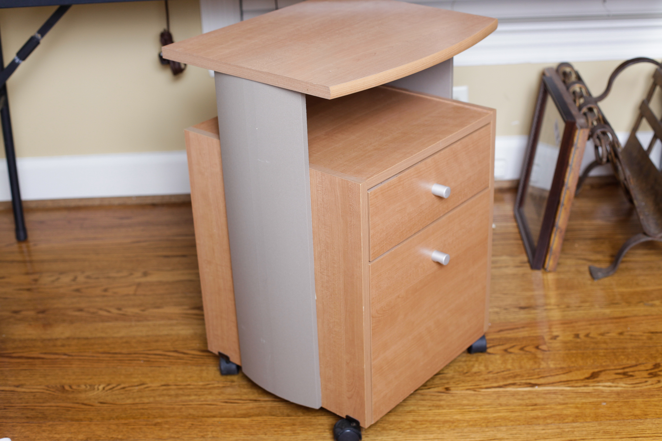 Small Desk Cabinet