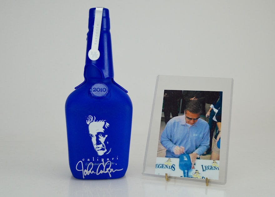 John Calipari Signed Maker's Mark Bottle 2010