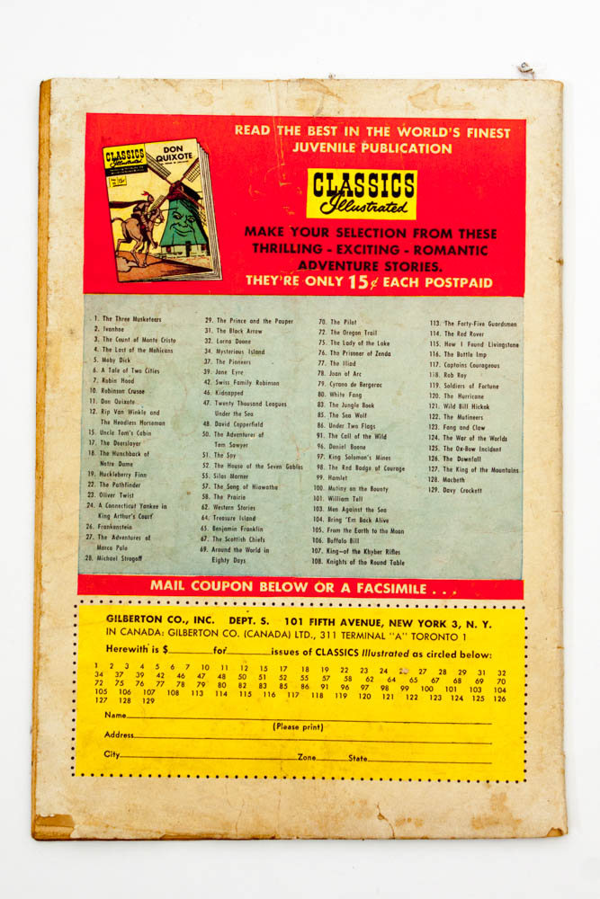 Vintage Classics Illustrated Davy  Crockett