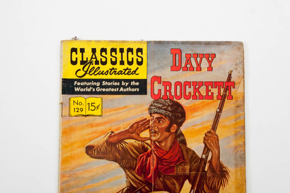 Vintage Classics Illustrated Davy  Crockett