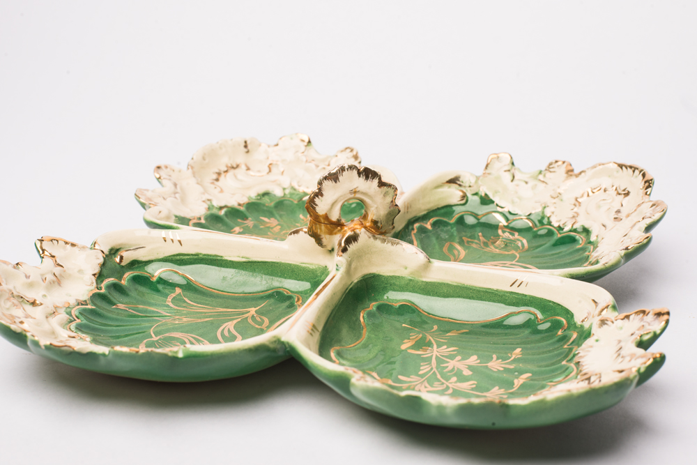 Grouping of Vintage Scalloped Dishes