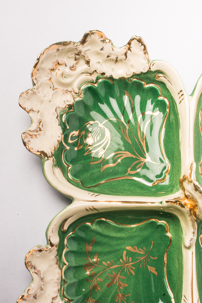 Grouping of Vintage Scalloped Dishes