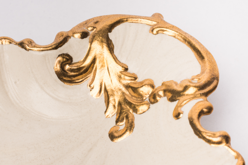 Grouping of Vintage Scalloped Dishes