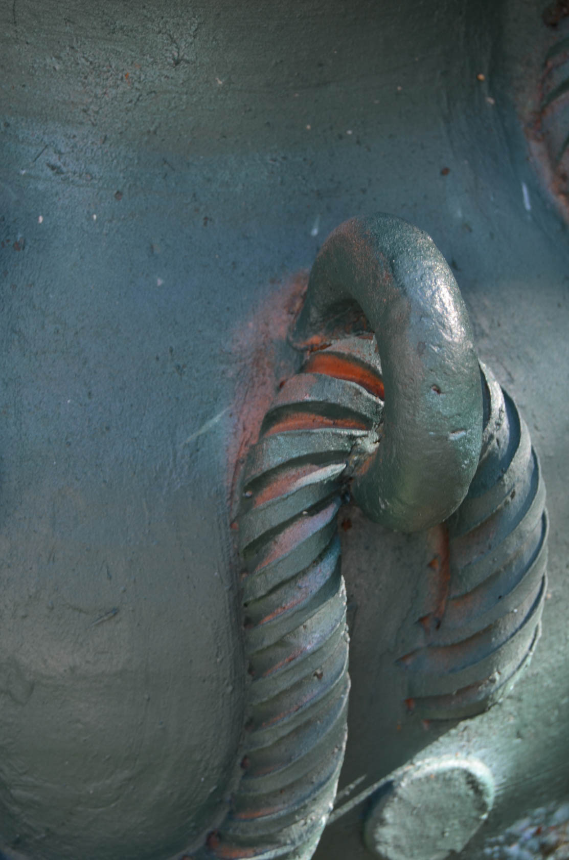 Large Green Ceramic Vase