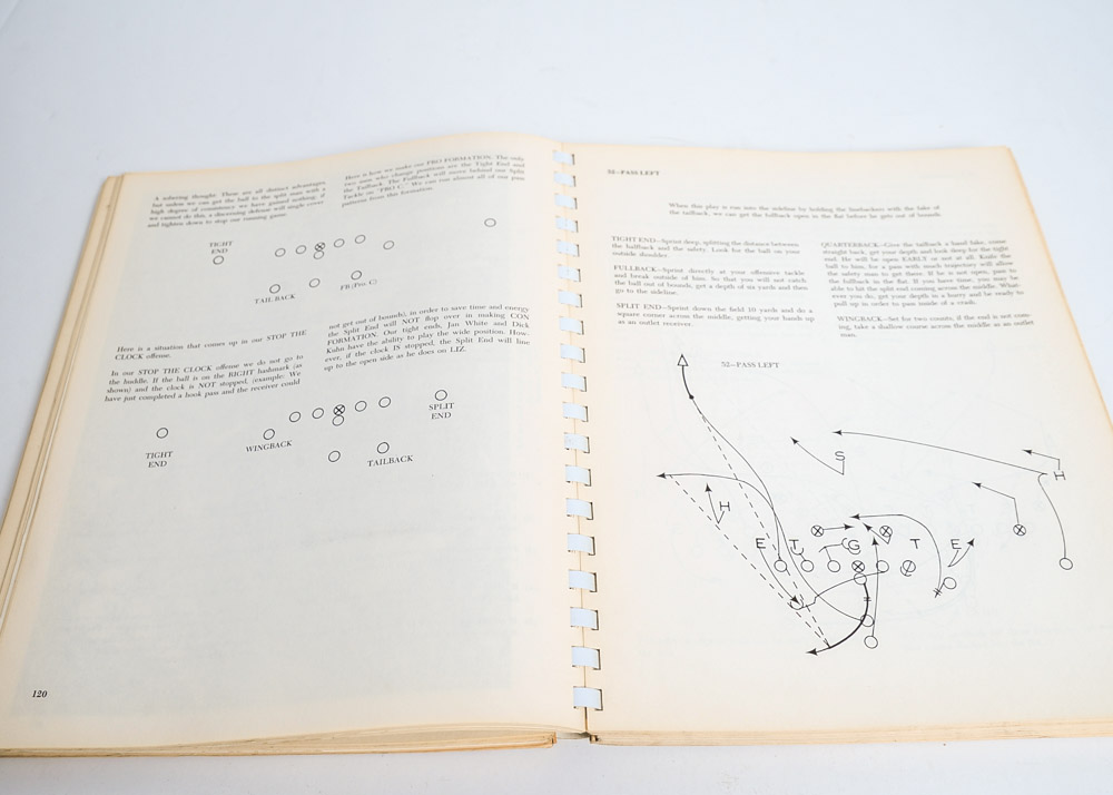 Signed Woody Hayes Ohio State Football Playbook