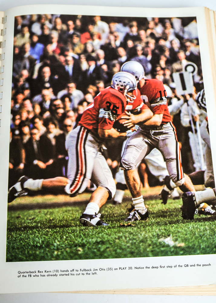 Signed Woody Hayes Ohio State Football Playbook