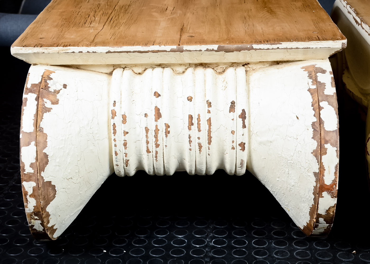 Restoration Hardware Distressed Ionic Capital Coffee Tables