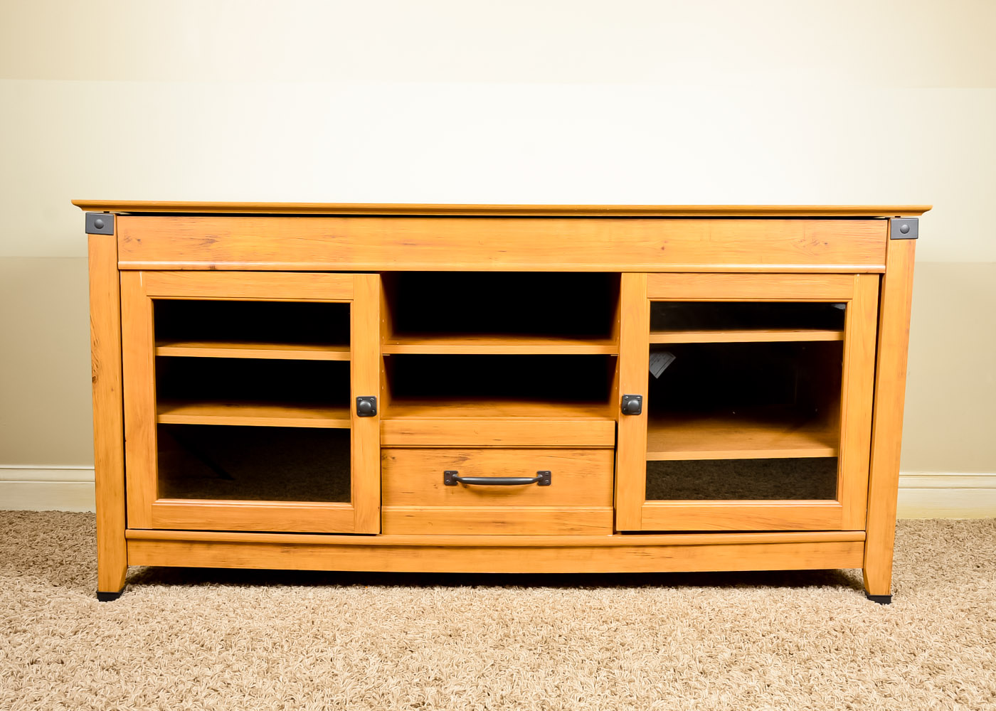 Solid Oak Entertainment Center