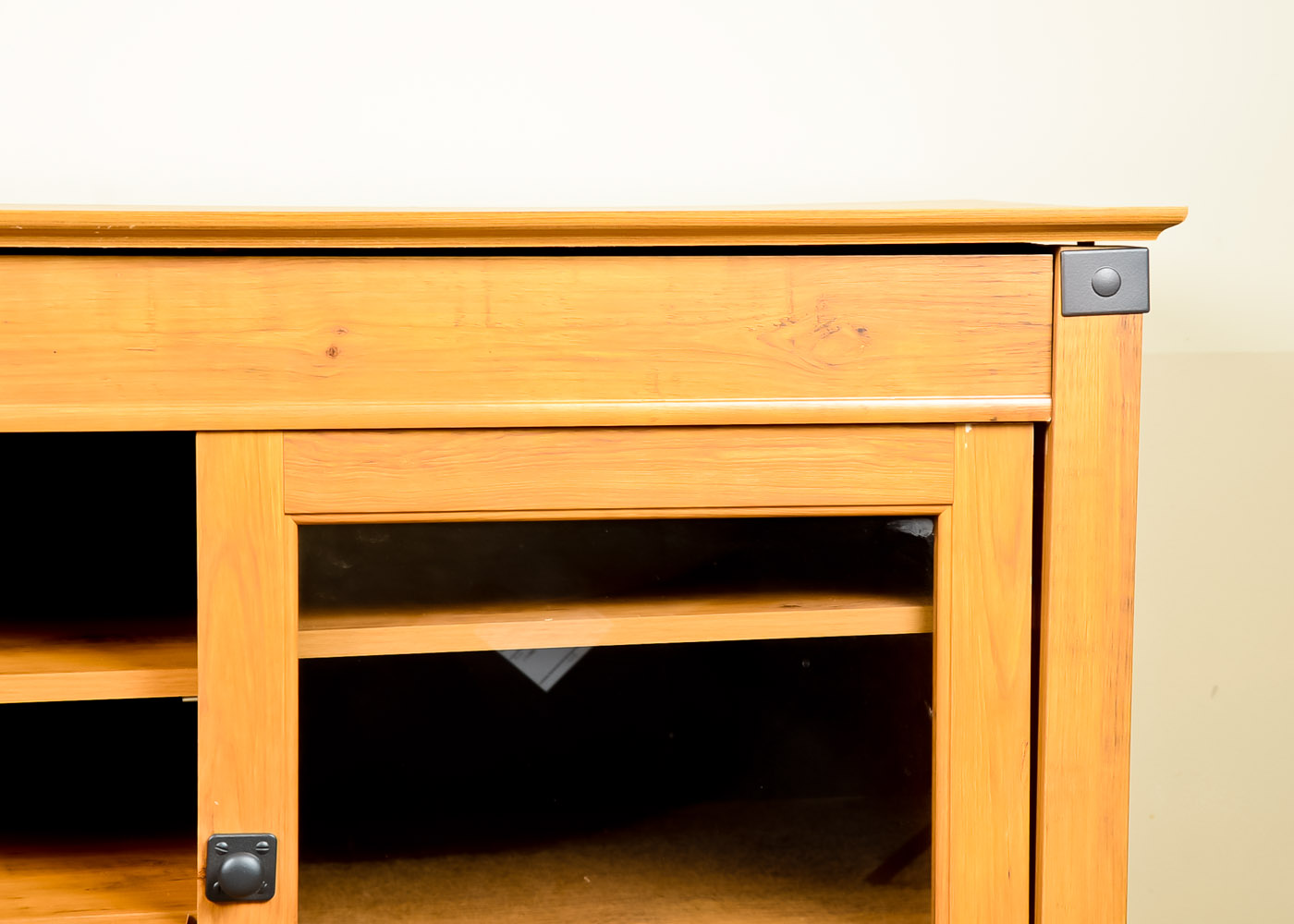 Solid Oak Entertainment Center