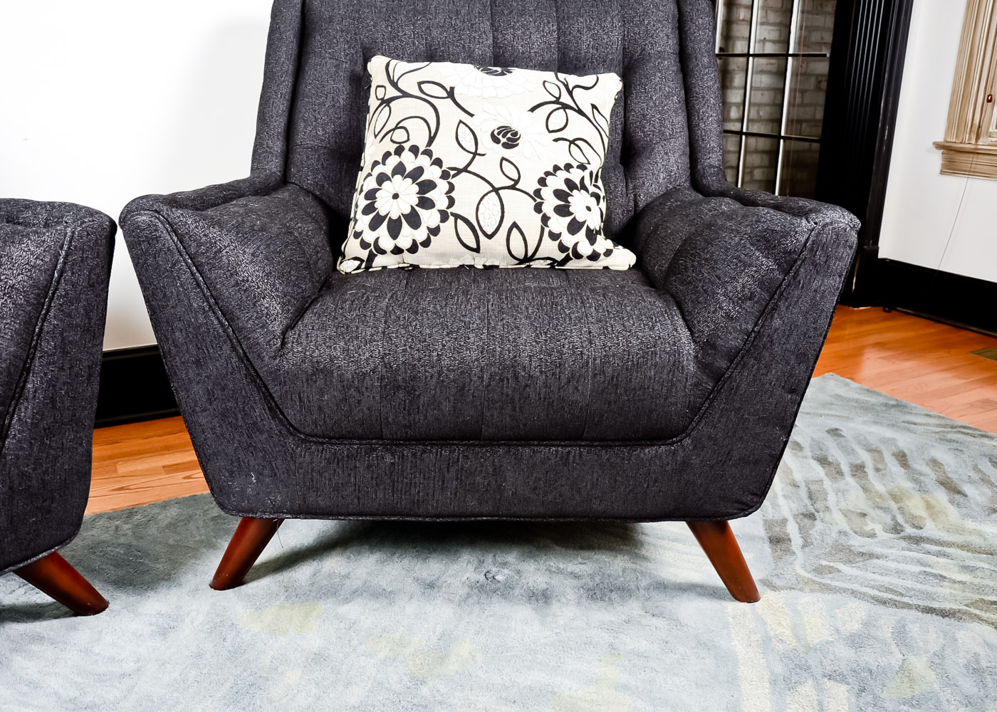 Pair of Contemporary Armchairs by Wildon Modern Home