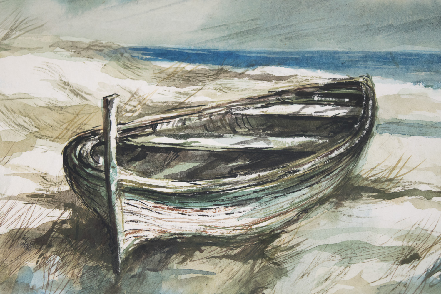 Original Robert Fabe Watercolor Painting