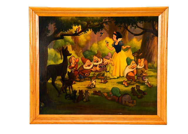 Snow White and the Seven Dwarfs "Good Friends All" Print