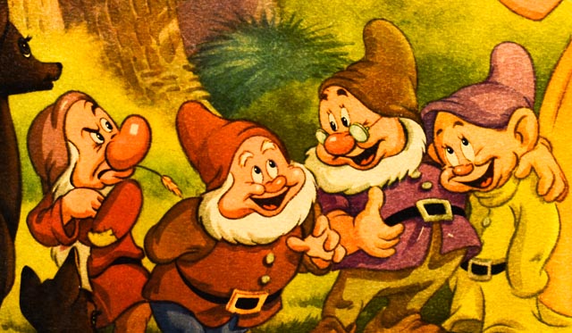 Snow White and the Seven Dwarfs "Good Friends All" Print