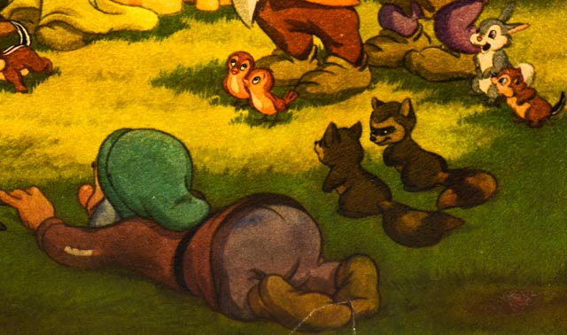 Snow White and the Seven Dwarfs "Good Friends All" Print