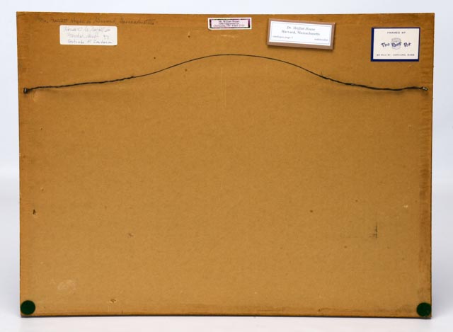 Original Watercolor "Dr. Moffatt House" by Gertrude F. Sanderson