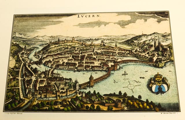 1983 Calendar with Antique German Map Prints