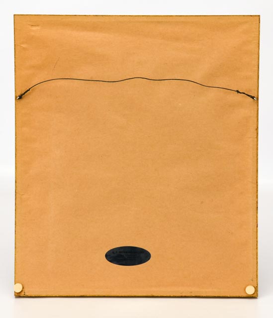 Vintage Gouache Painting of Little Girl