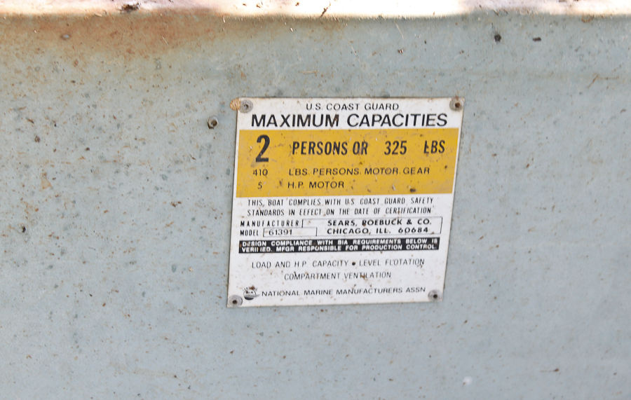 Sears Gamefisher Boat and Boat Accessories