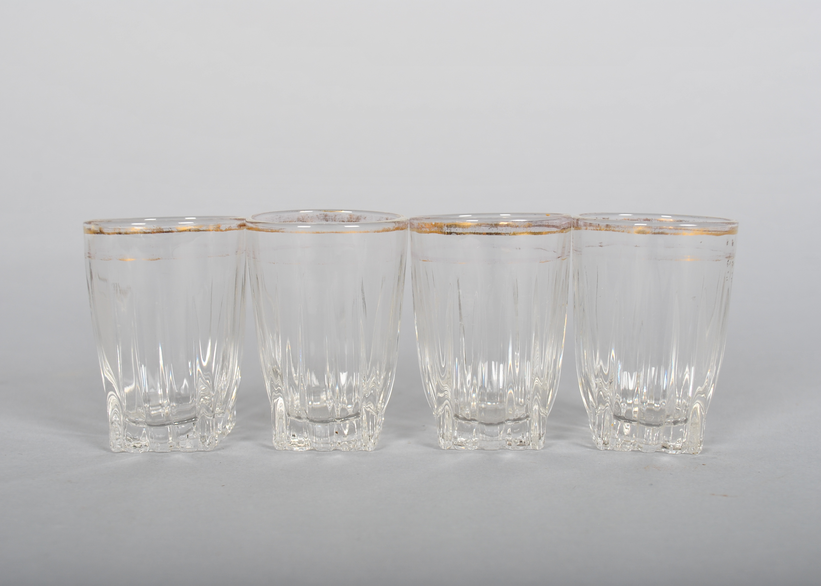 Vintage Federal Glass Cordial Glasses