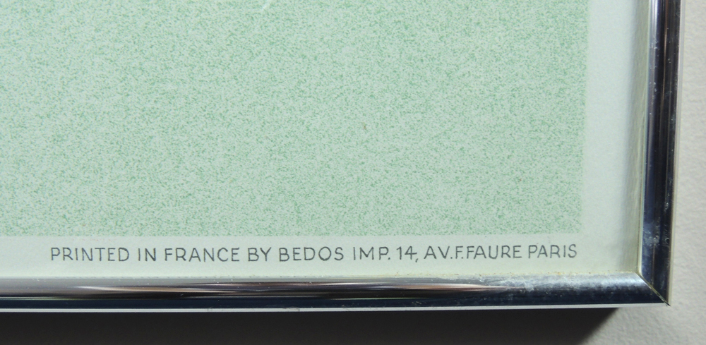 Cassandre 1979 "Normandie" Lithograph