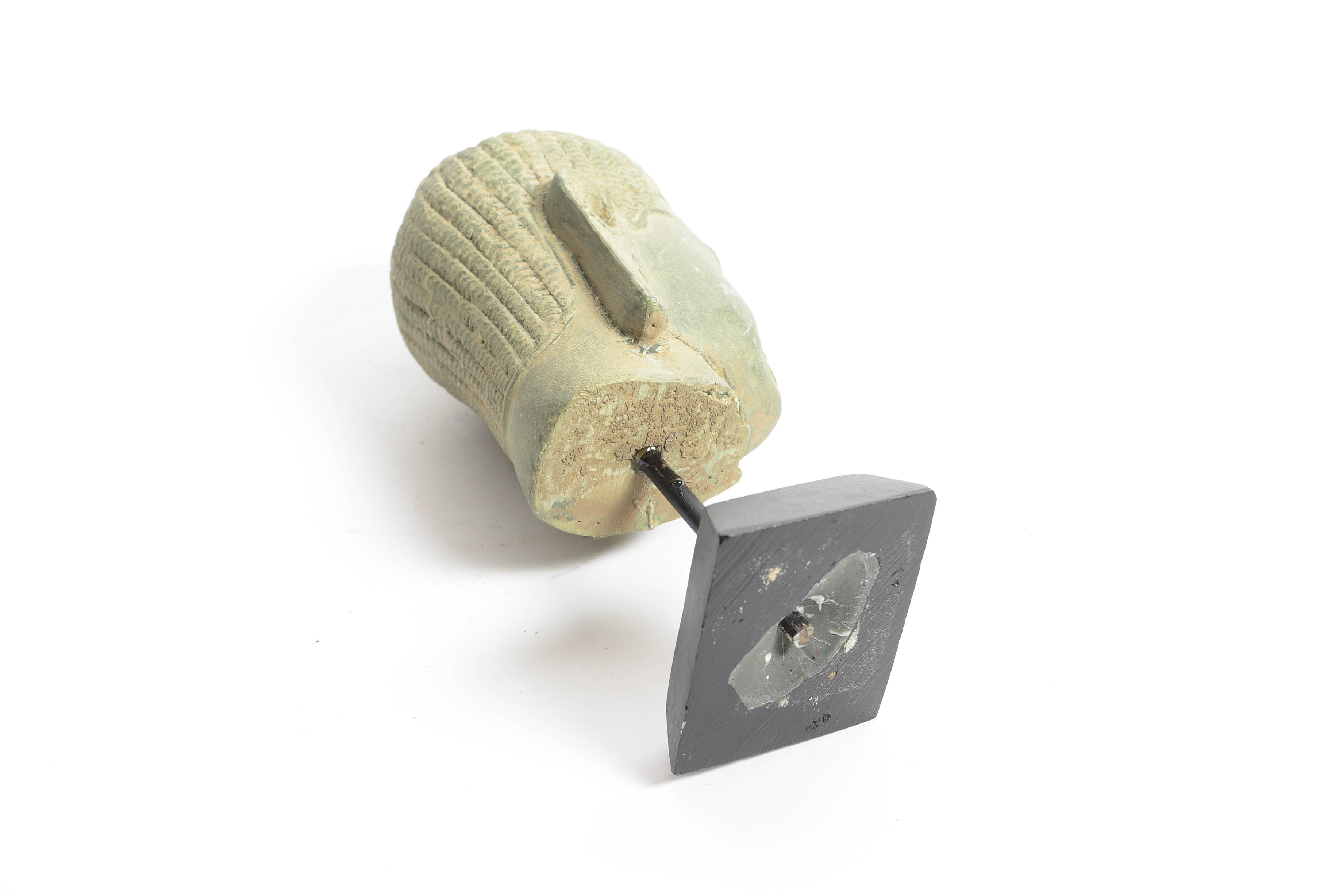 Vintage Stone Carved Buddah Head