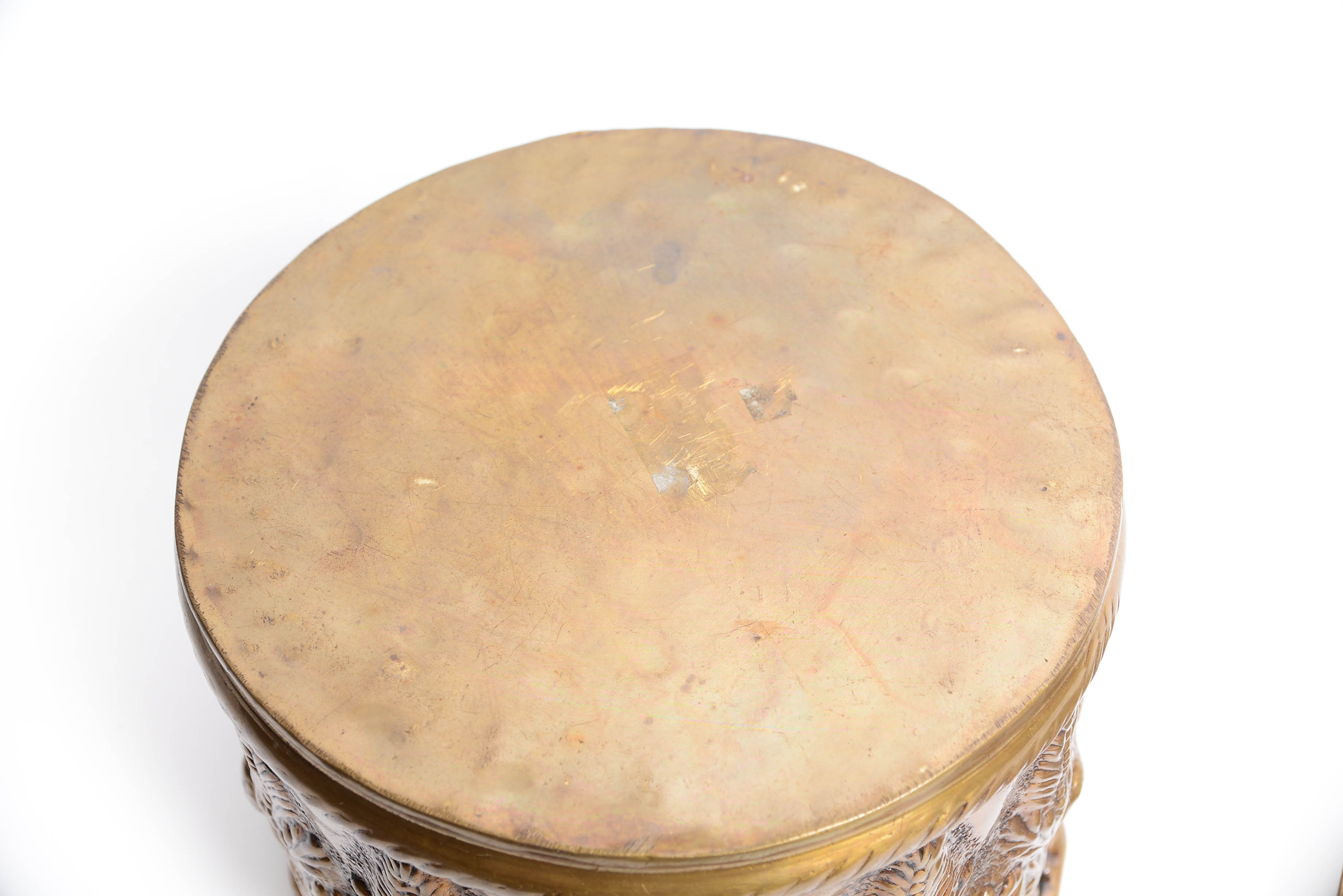 Vintage Indian Bronze Container