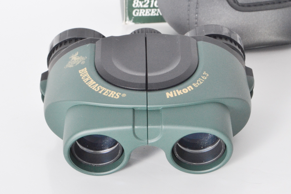 Nikon "Buckmasters" Special Edition Binocular and Blanton's Flask