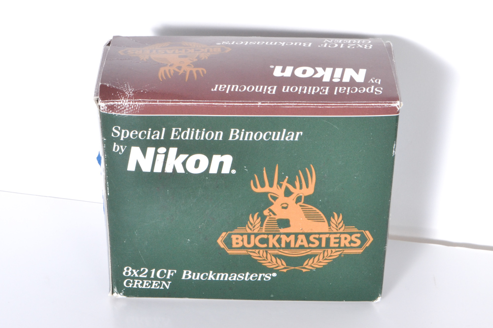 Nikon "Buckmasters" Special Edition Binocular and Blanton's Flask