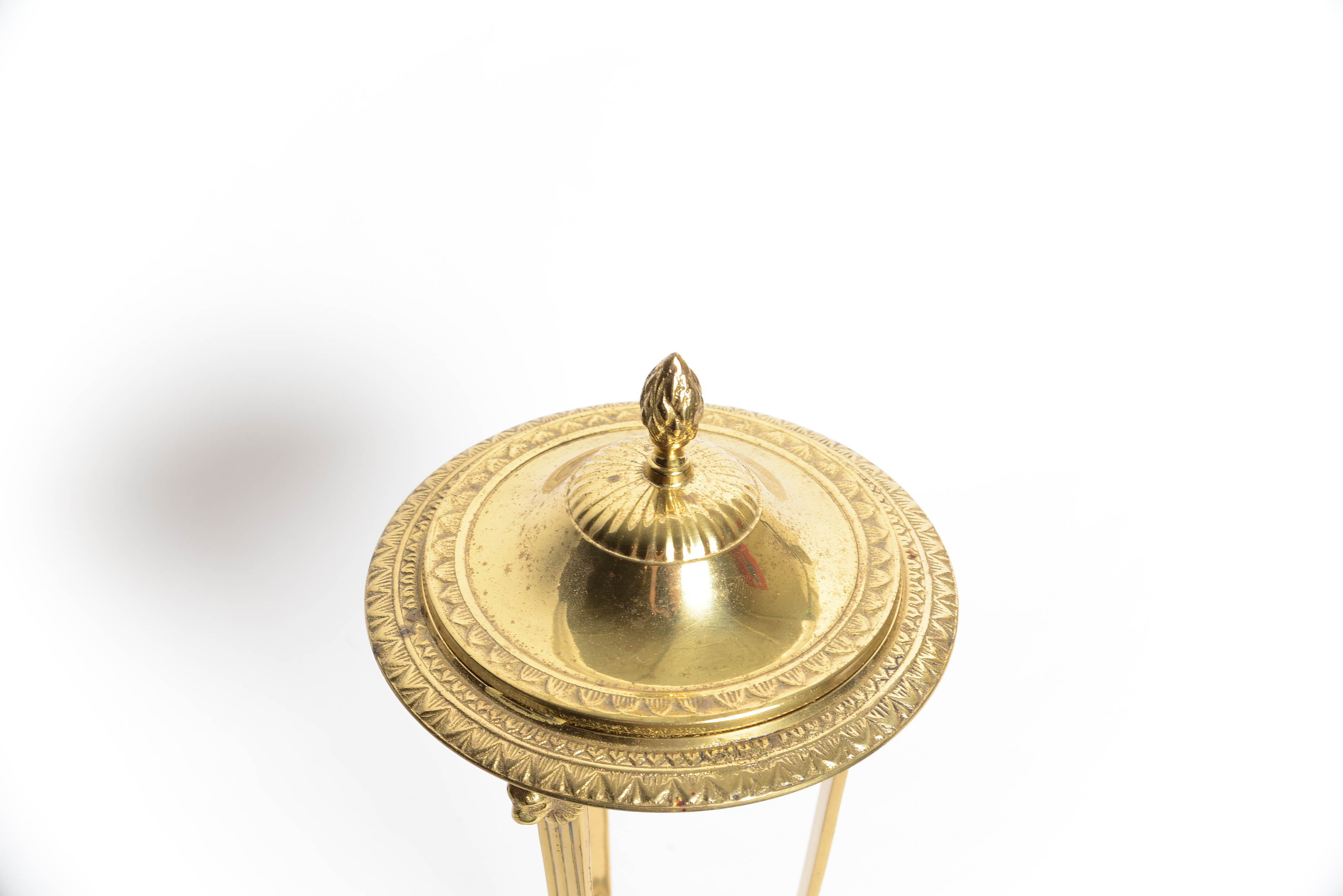 Vintage Solid Brass Server