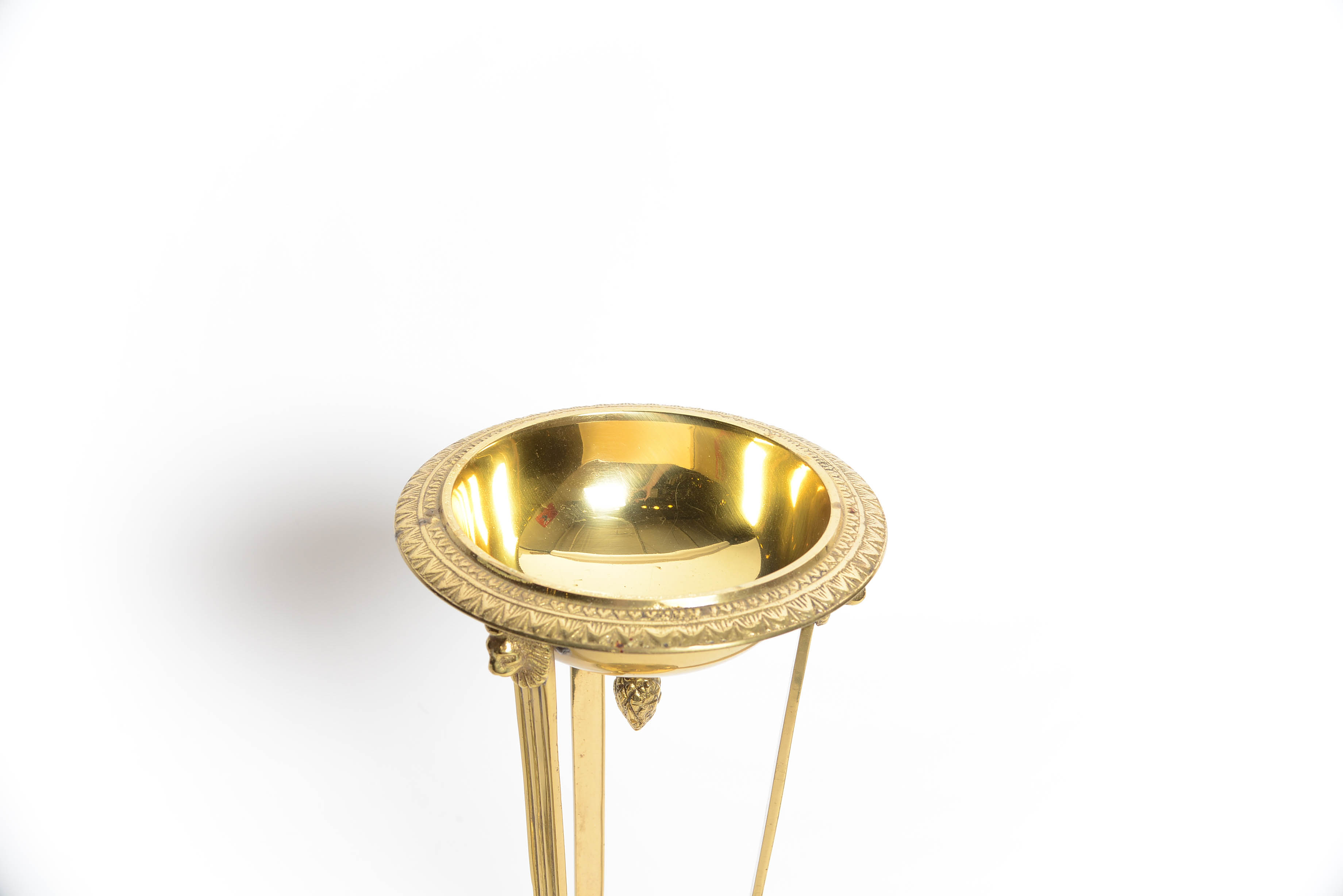 Vintage Solid Brass Server