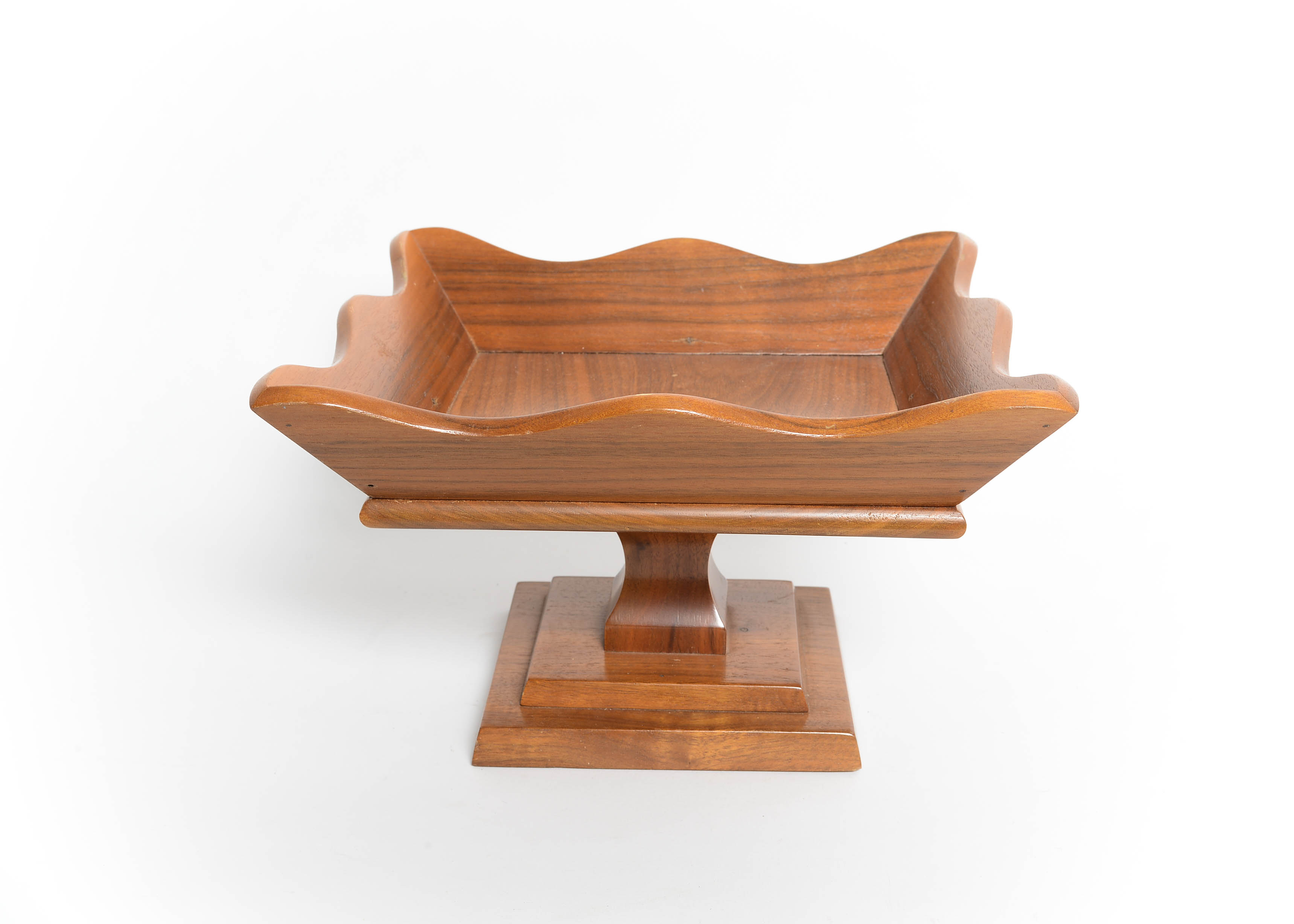 Vintage Hand-Carved Wooden Dish