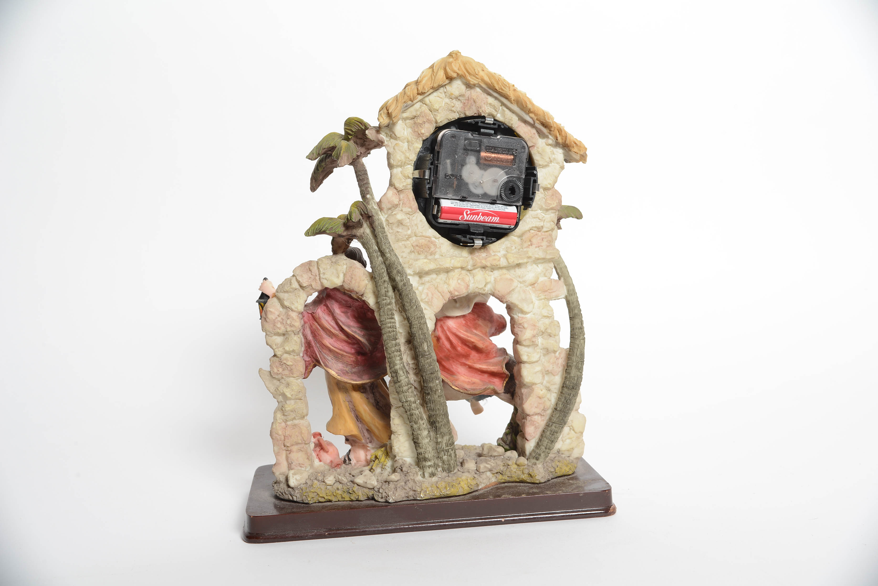 Vintage Christian Theme Quartz Mantel Clock