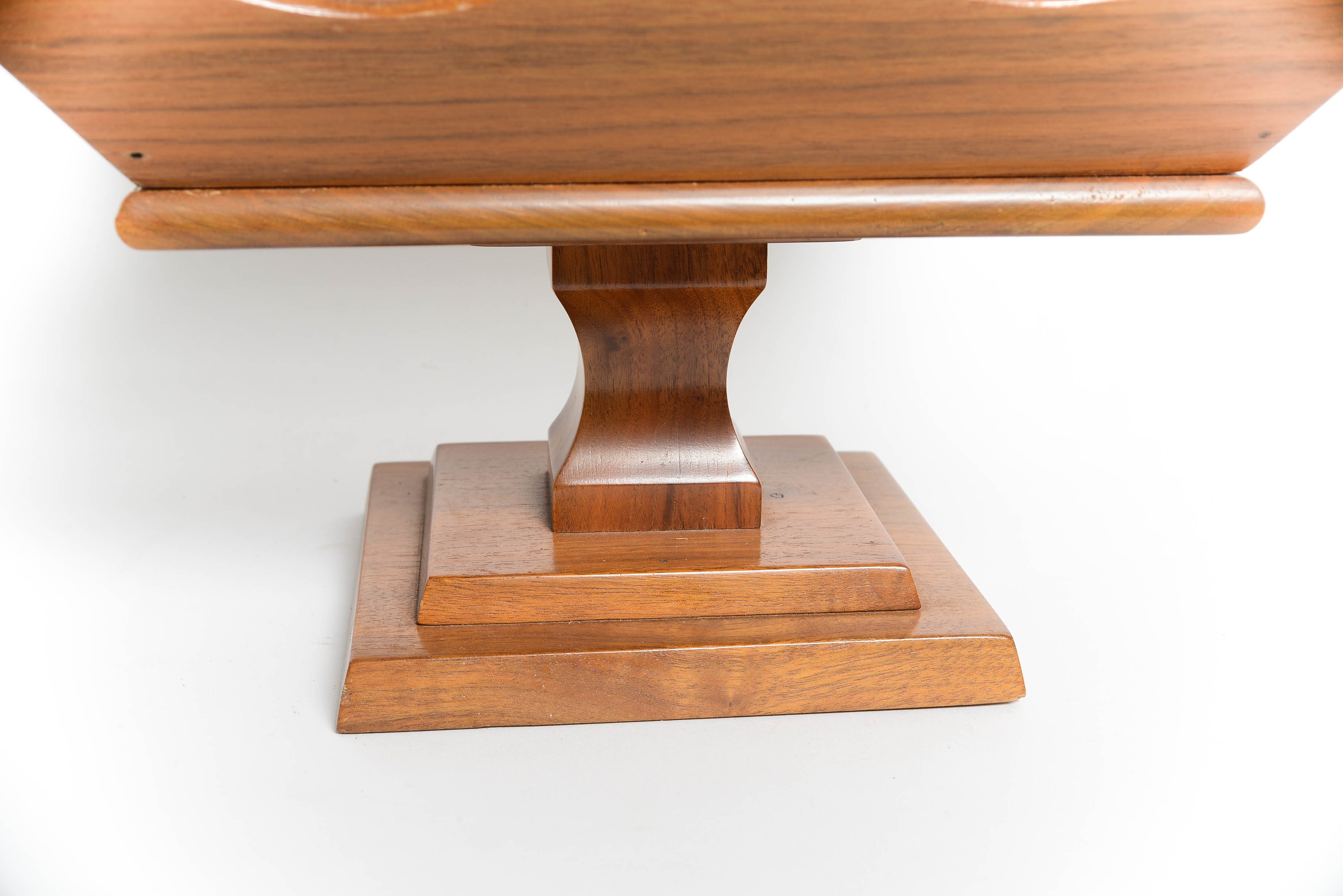 Vintage Hand-Carved Wooden Dish