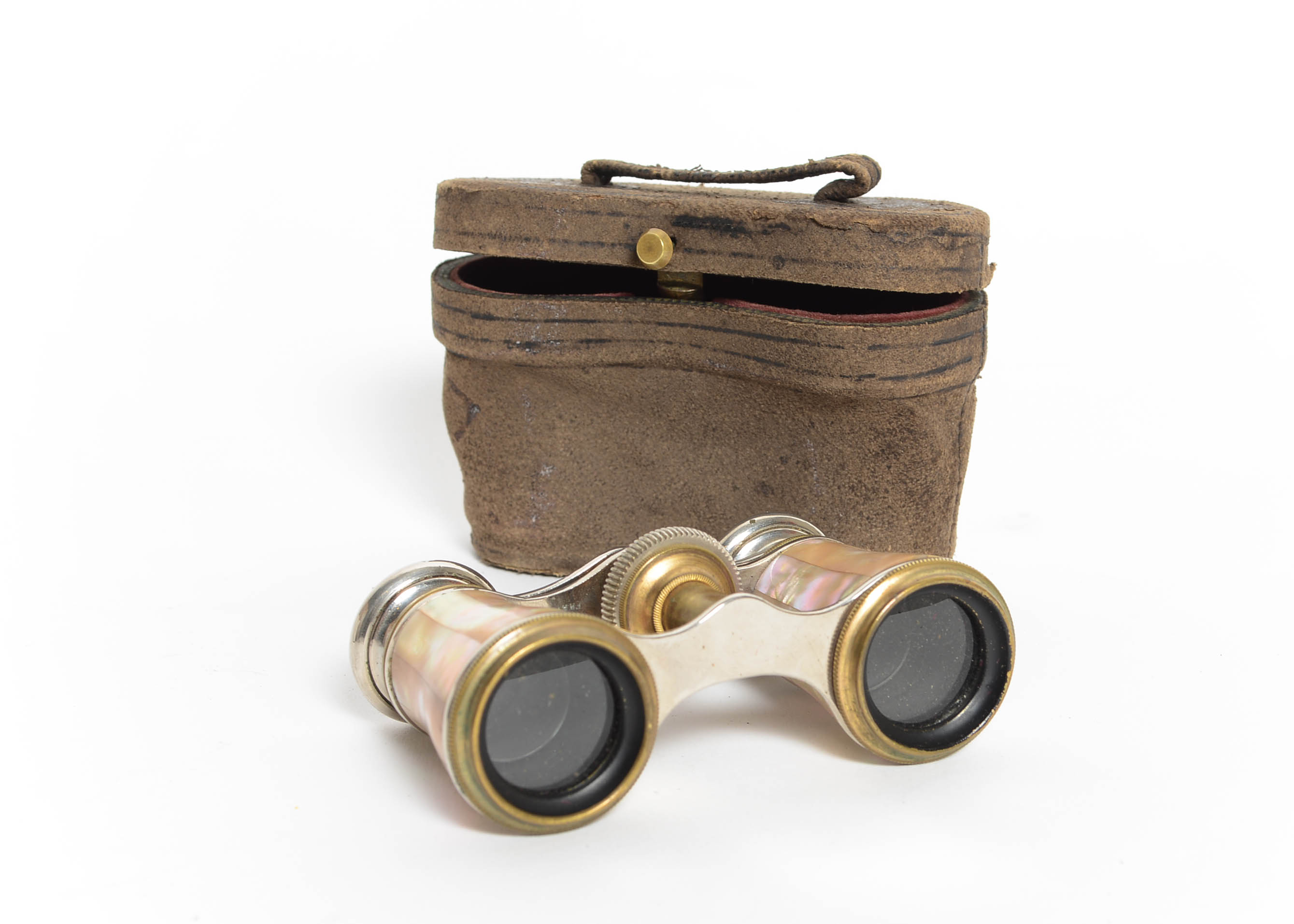 Antique Solid Brass Opera Glasses