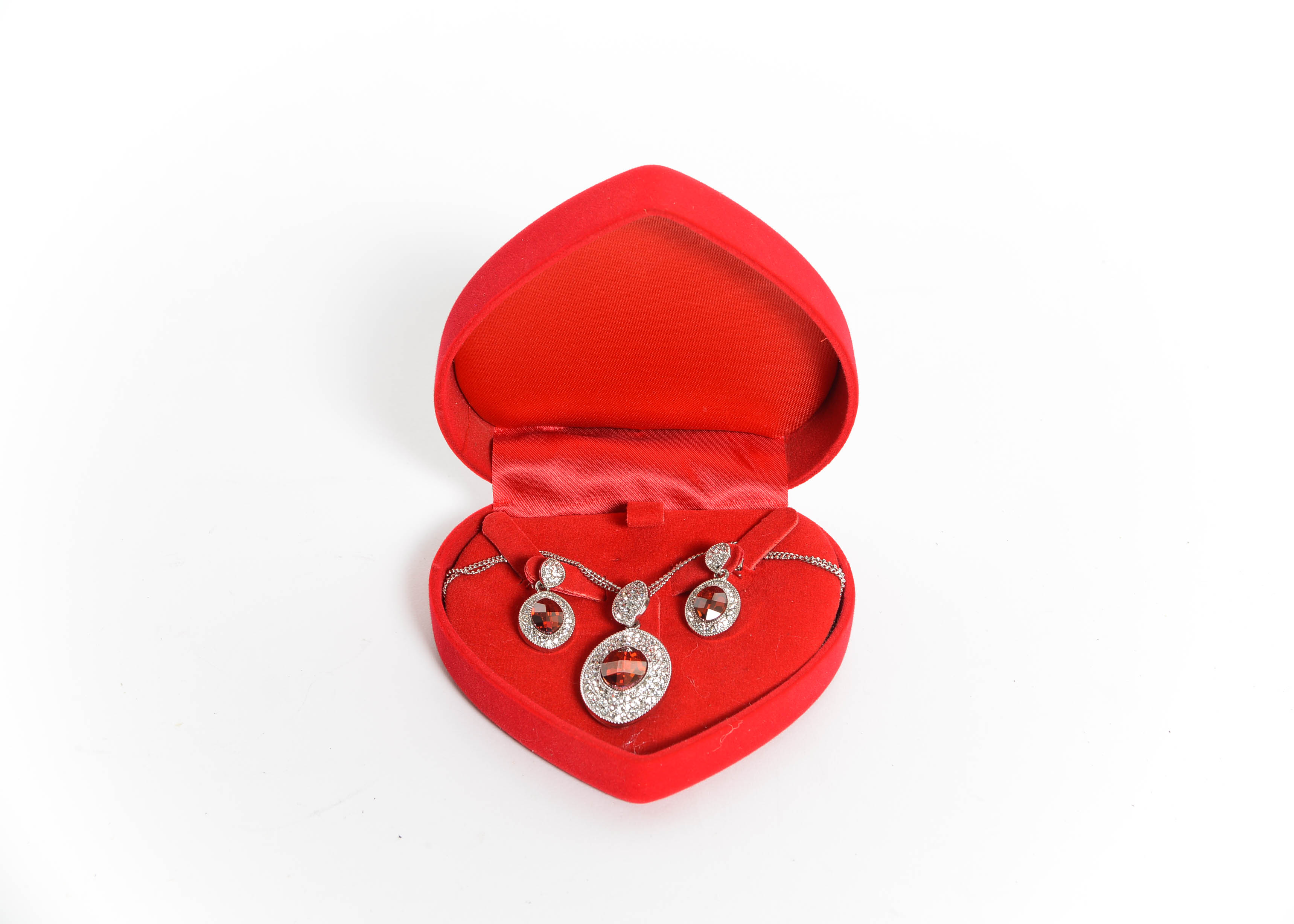 Swarovski Cut Crystal Necklace and Earring Set