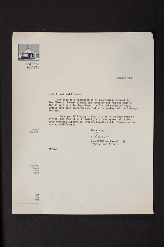 Limited Edition Reproduction of Tom Flowers Original Art.