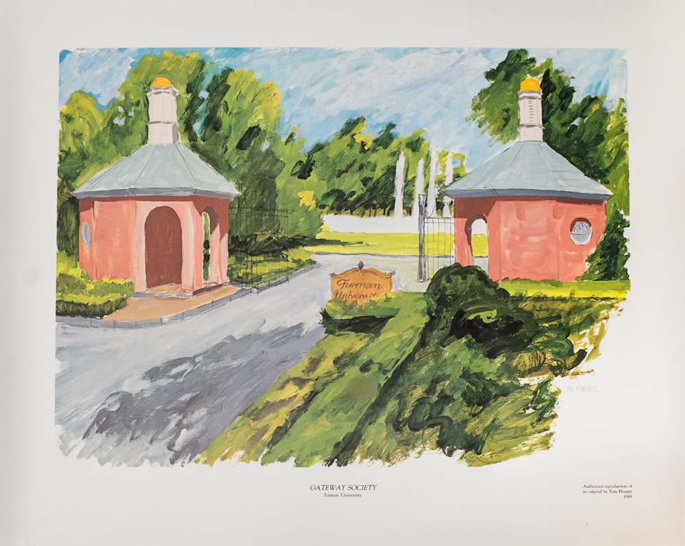 Limited Edition Reproduction of Tom Flowers Original Art.