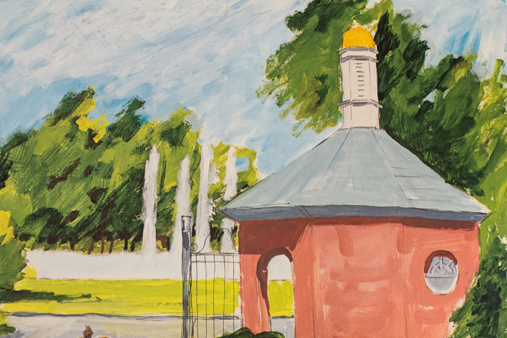 Limited Edition Reproduction of Tom Flowers Original Art.