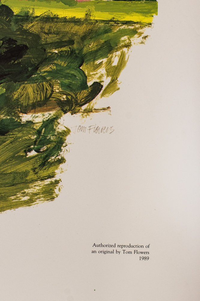 Limited Edition Reproduction of Tom Flowers Original Art.
