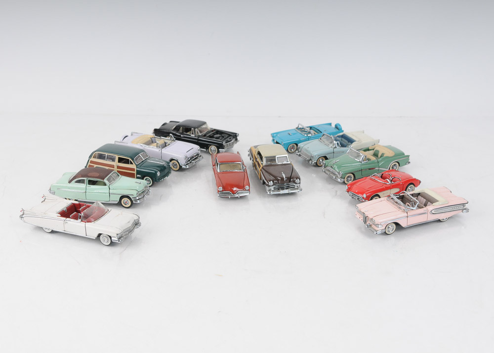 Franklin Mint "The Classic Cars of the Fifties" Car Collection