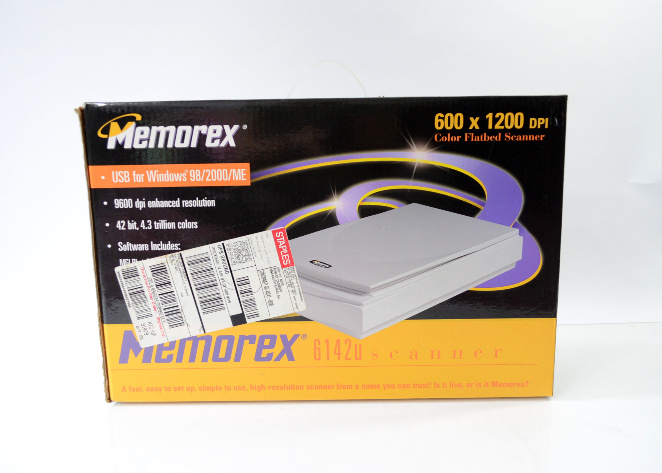 Assortment of Computer Monitors and Scanner