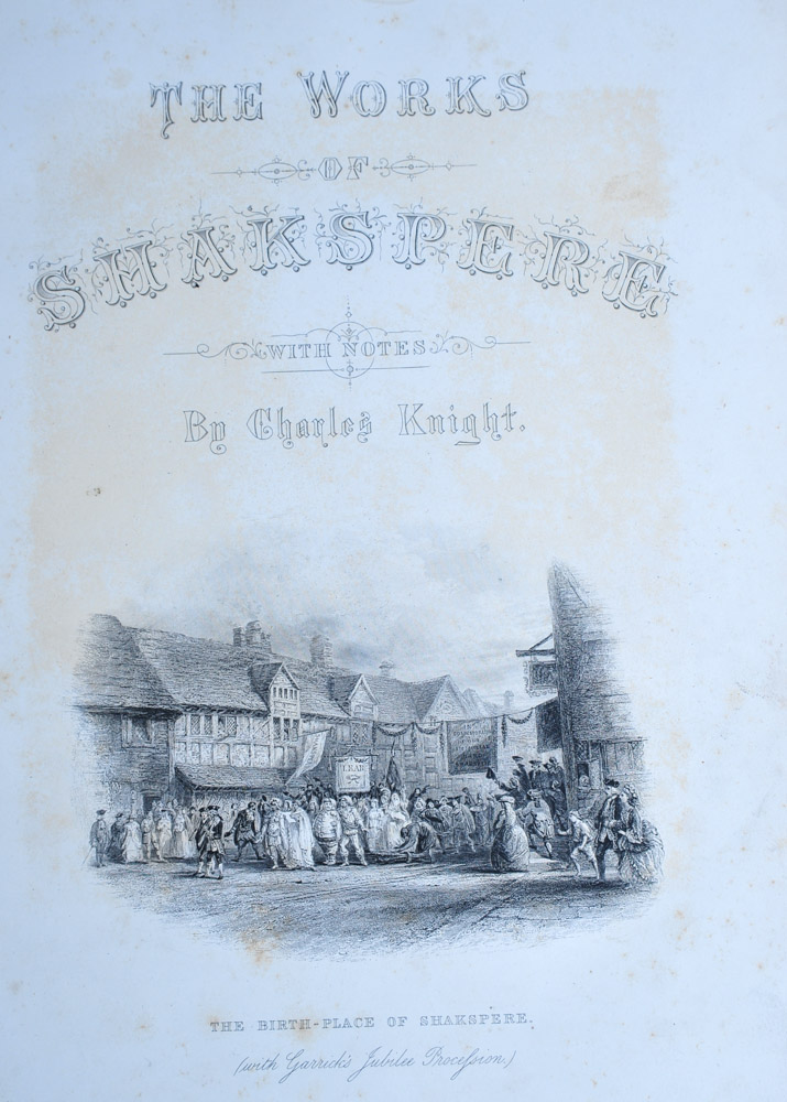 Antique "The Works of Shakespere" by Charles Knight