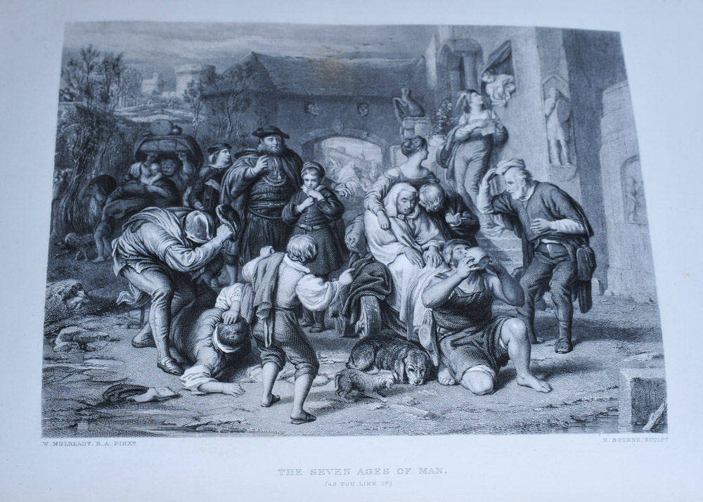 Antique "The Works of Shakespere" by Charles Knight