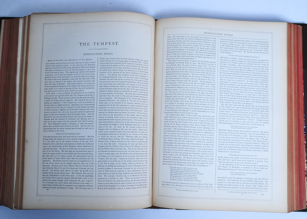 Antique "The Works of Shakespere" by Charles Knight