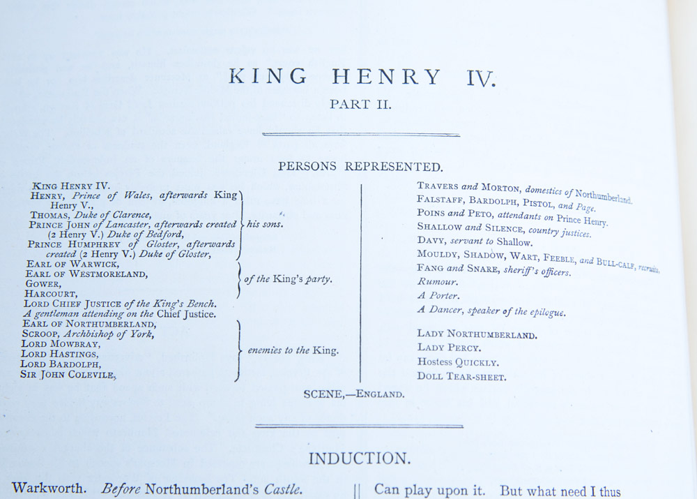 Antique "The Works of Shakespere" by Charles Knight