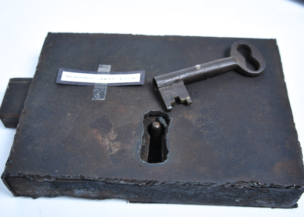 A Pair of Rare Vintage Prison Cell Locks with Keys