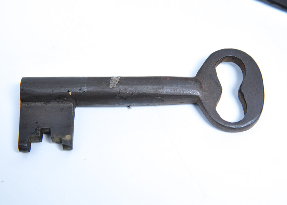 A Pair of Rare Vintage Prison Cell Locks with Keys
