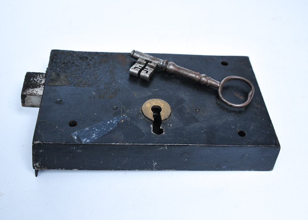 A Pair of Rare Vintage Prison Cell Locks with Keys